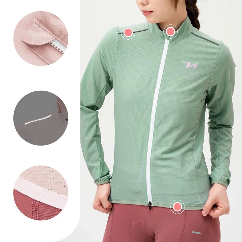 Rockbros TVI S Women's Cycling - Green s \ zielony dzseki 15110021004-211687