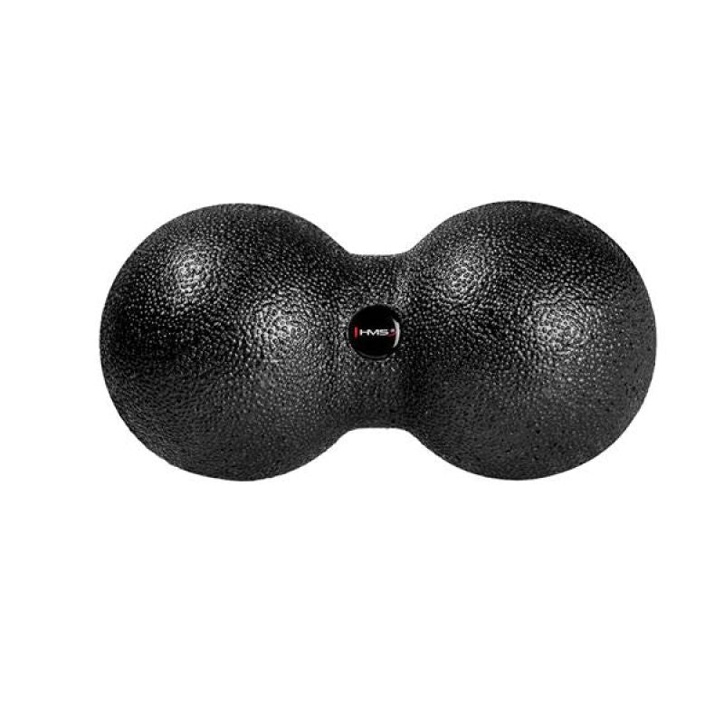 HMS Double Massage Ball / Duo Ball BLM02 8*16CM fekete edzéssegítő 17-42-024