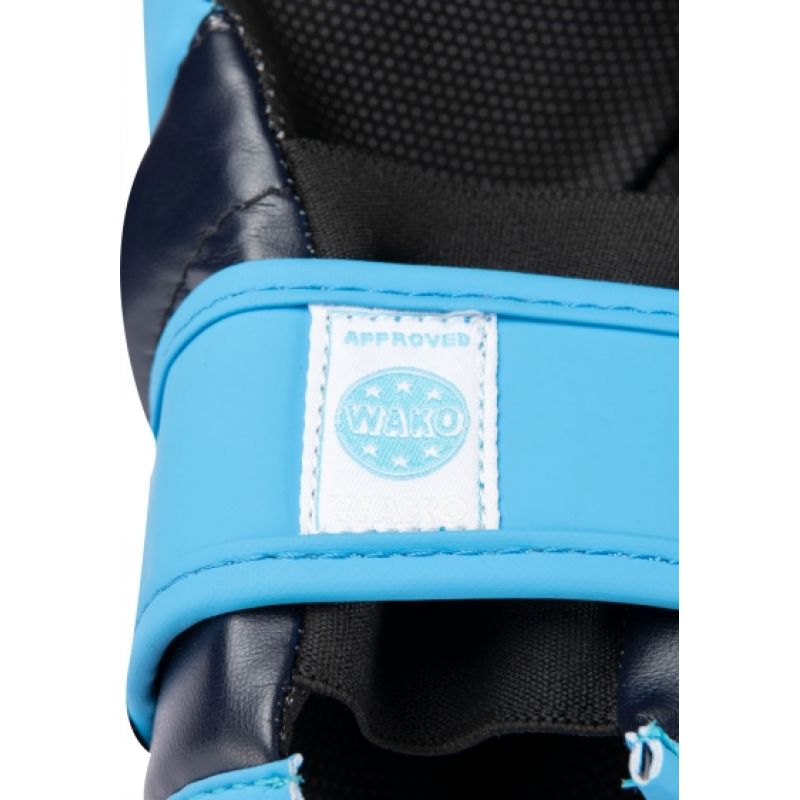 TOP TEN ROTT "GLOSSY BLOCK" Open Gloves jasnoniebieski+xs kesztyű