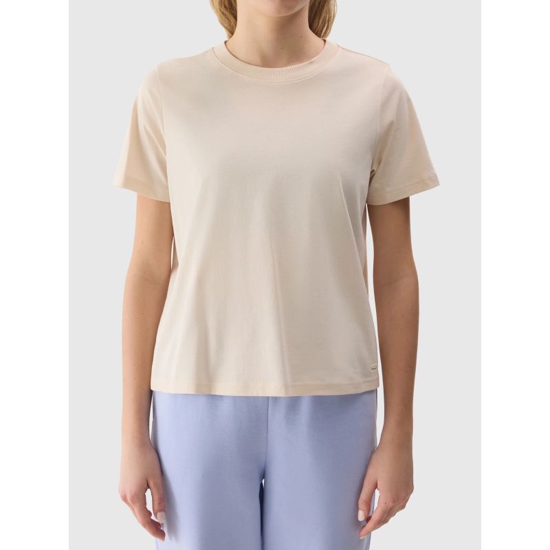 4f Women's plain organic cotton T-shirt General