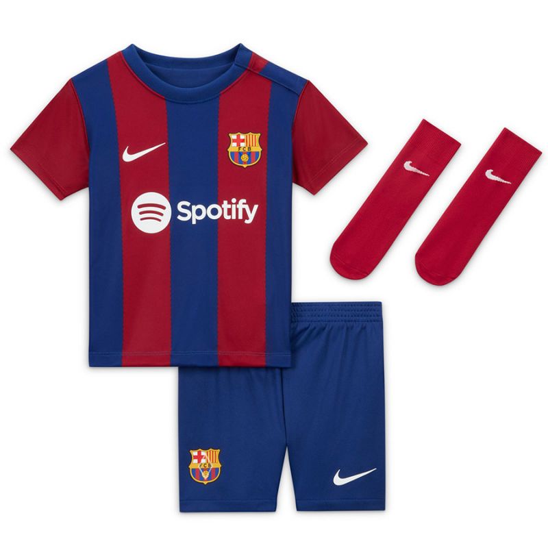 Nike FC Barcelona 2023/24 Home Jr DX2815-456 football kit Ruházat