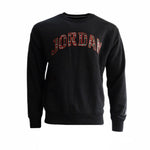 AIR Jordan Men's Essentials Black Sports Sweatshirt - fekete pulóver