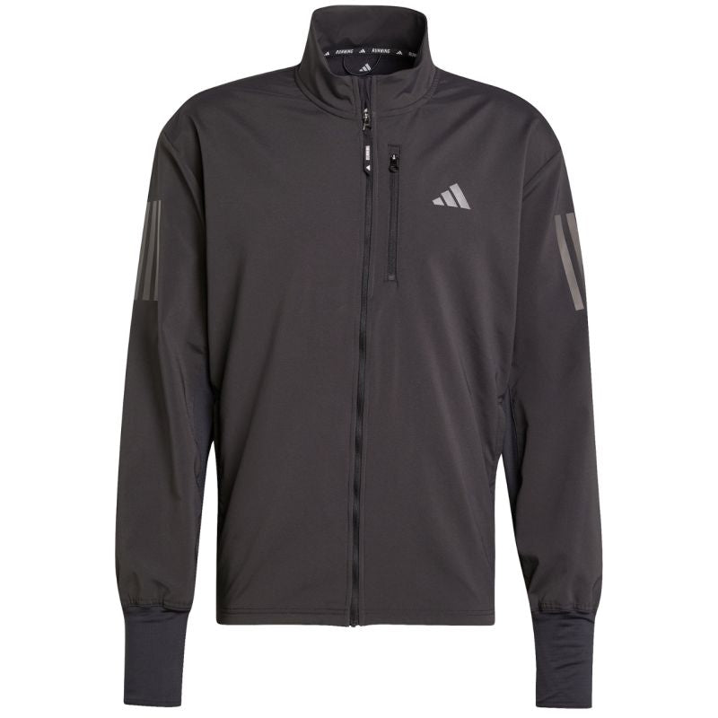 Men's adidas Own The Run Winterized Jacket JP3815 fekete clothing