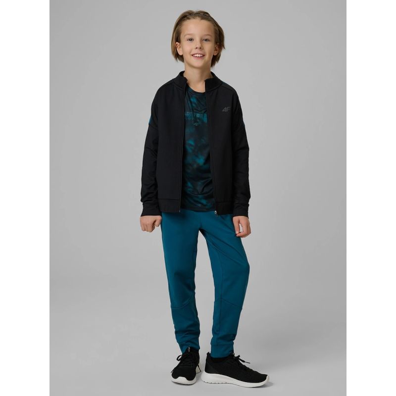 Regular sports sweatshirt without hood for boys 4F