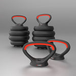 HMS 6-in-1 weight set (barbell, dumbbells and kettlebell) 40kg edzőfelszerelés 17-57-070