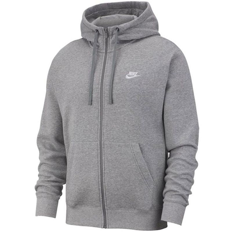 Nike NSW Club Hoodie FZ szürke pulóver