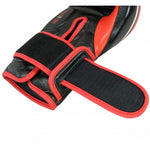 MASTERS FIGHT EQUIPMENT RBT-LF 14 oz Black and Red Boxing Gloves piros kesztyű 0130744-14