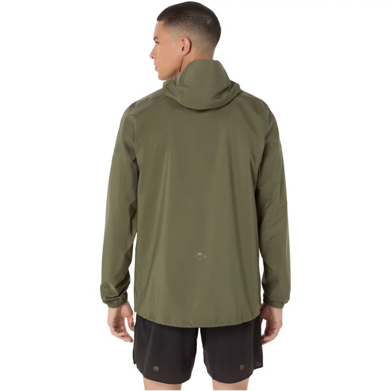 Asics FujiTrail Elite Waterproof Jacket 2011D265-301 Green L Ruházat