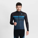 Rogelli HERO II winter black and kék dzseki