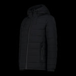 CMP men's winter sports with hood, insulated, black ( ) fekete dzseki