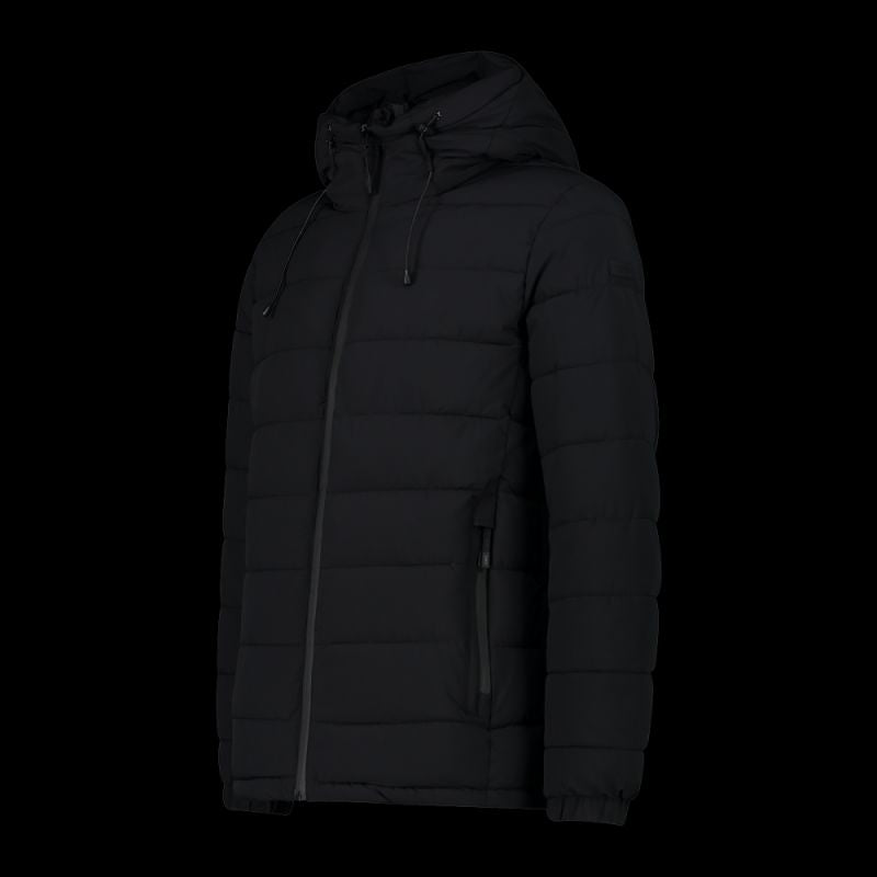 CMP men's winter sports with hood, insulated, black ( ) fekete dzseki