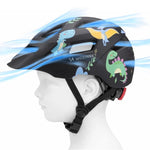 Wozinsky MTB Children's Bike Helmet with Removable Visor S - Black 52-56 cm \ czarny védőfelszerelés HT-45R-199828
