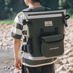 Rockbros Thermal Backpack with Insulation 18l Ergonomic - Green zöld backpacks, tourist equipment