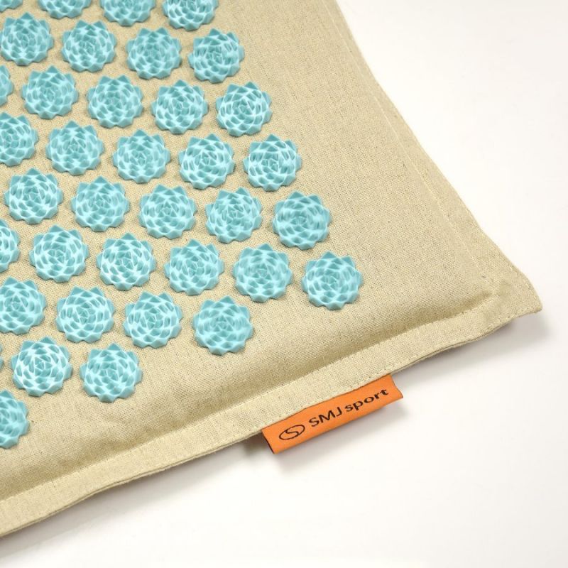 Smj Acupressure mat + pillow sport YG009 Premium Eco (linen coconut buckwheat) Edzőfelszerelés