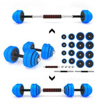 HMS SGG30 BAR 2-in-1 weight set (barbell and dumbbells) 30 kg póló 17-59-133
