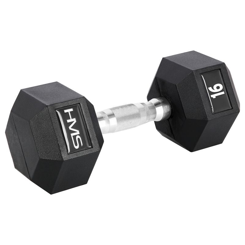 HMS HEX PRO dumbbell 16 kg szürke póló 17-66-117