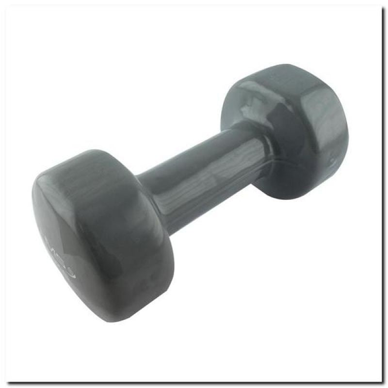 HMS Vinyl-coated cast iron weight 5.0 KG szürke edzőfelszerelés 17-47-007