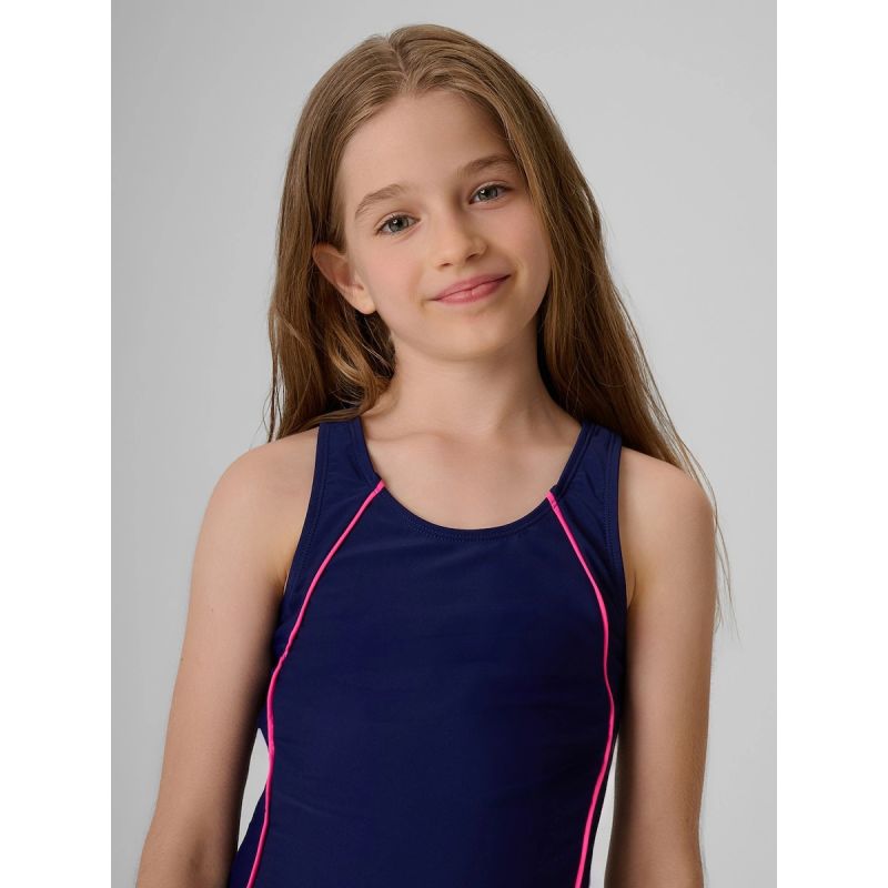 4F Girls' one-piece swimsuit 158/164 kiegészítő 4FJRSS26USWSF148-31S