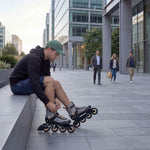 Na22151 Armour Gray Roller Skates Size 42 Nils Extreme szürke görkorcsolya