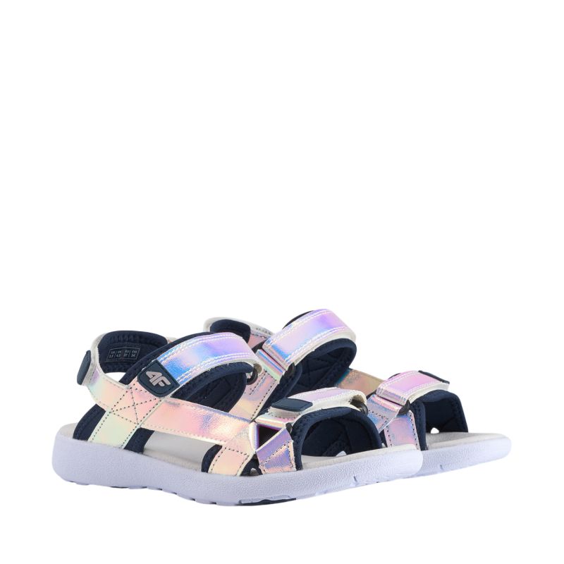 4F Girls' sandals F110 90S színes utcai cipő 4FJWSS26FSANF11090S