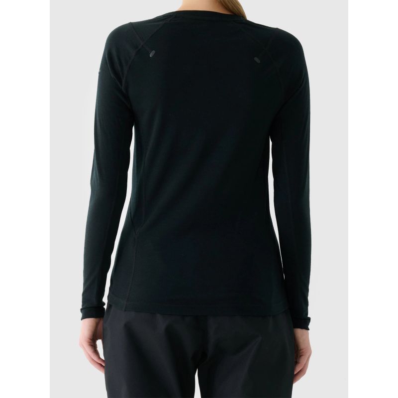 Women's quick-drying trekking longsleeve with merino wool 4F 4FWAW25TFLOF433-20S