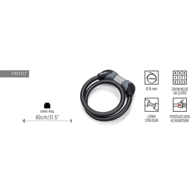 Meteor Protect Bike Lock 31525