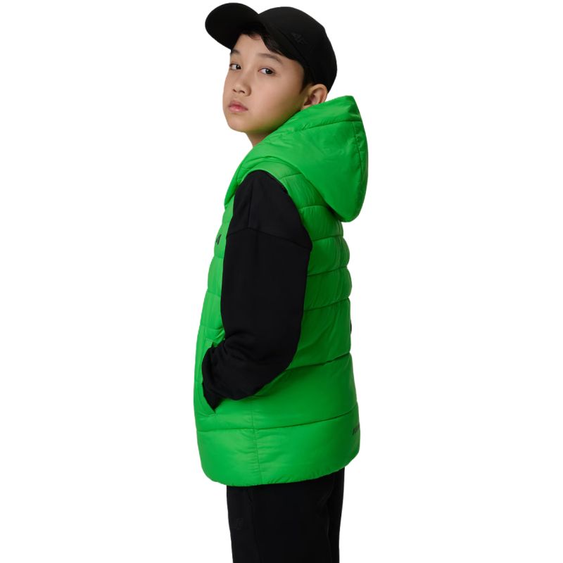 Boy's vest 4F M313 4FJWSS26TVJAM313 41S zöld clothing