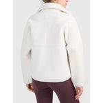 4F Women's loose sherpa fleece with stand-up collar női polár pulóver 4FWAW26TFLEF463-11S