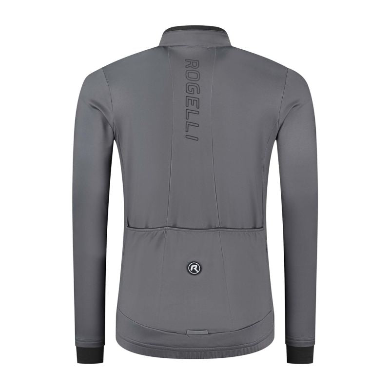 Rogelli ESSENTIAL long sleeve t-shirt graphite 2XL grafit póló