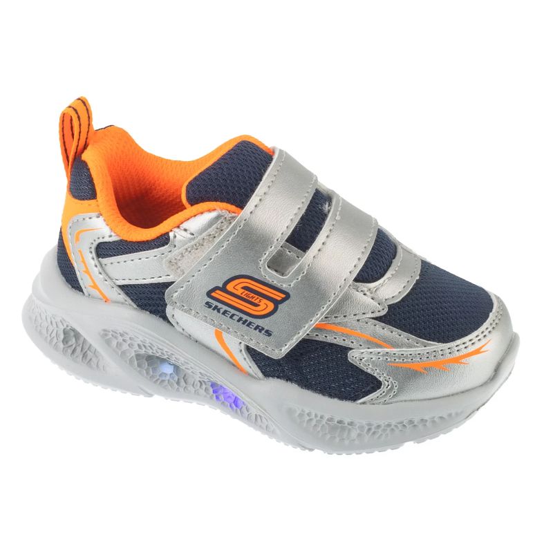 Skechers Meteor-Lights - Glow Spike 401498N-SLOR Silver 22 General