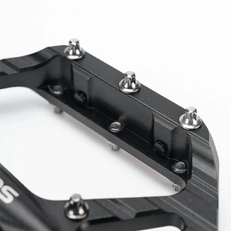 Rockbros C700 Reflective Aluminum Platform Bicycle Pedals - Black