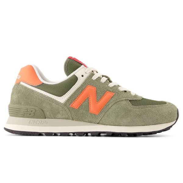 New Balance U574 lifestyle green unisex sneakers (U574BGR) General