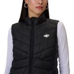 Women's vest 4F F347 deep 4FWSS26TVJAF347 20S fekete clothing