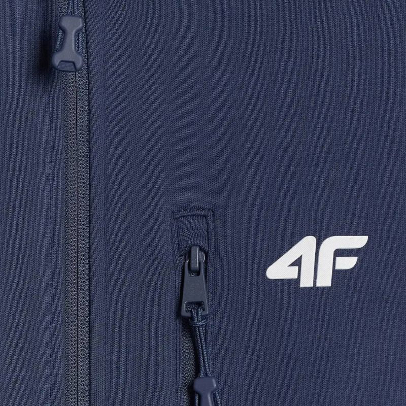 Men's sweatshirt 4F M2547 navy 4FWMM00TSWSM2547 31S kék póló