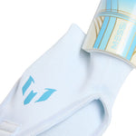 Adidas Messi Match Kids' Soccer Shin Guards White and Blue kék védőfelszerelés KX4137