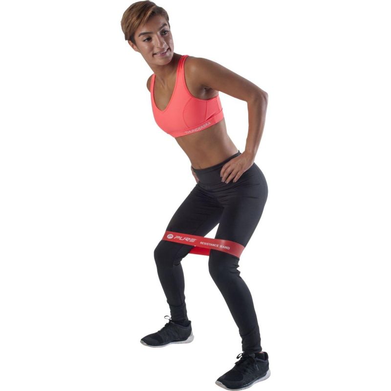 Pure 2 Improve Set Of Fitness Crossfit Mini Bands 5 Pcs fekete sets
