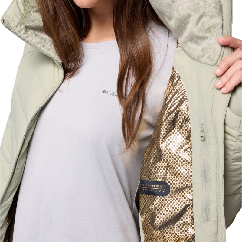 Columbia Joy Peak Hooded II Mid Jacket 2088641348 Beige L Ruházat