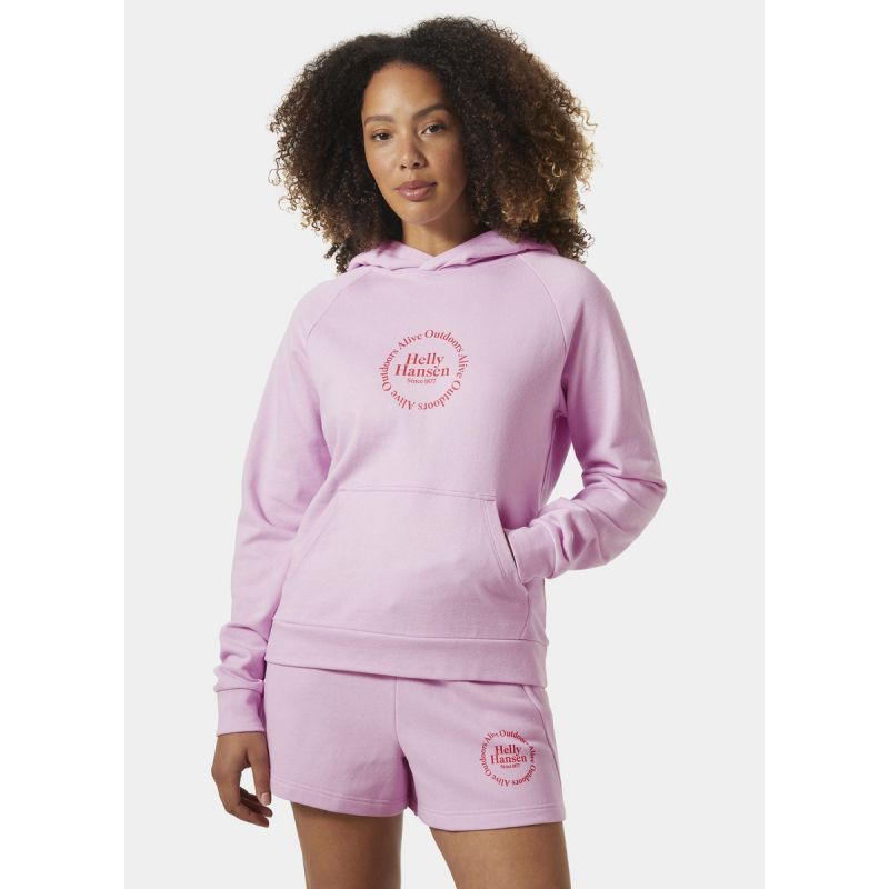 Helly Hansen Core Graphic Hoodie W 54239 052 Kapucnis pulóver