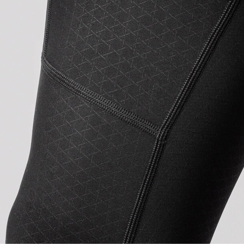Rockbros Long Fleece Bib Tights with Pad Size - Black fekete nadrág
