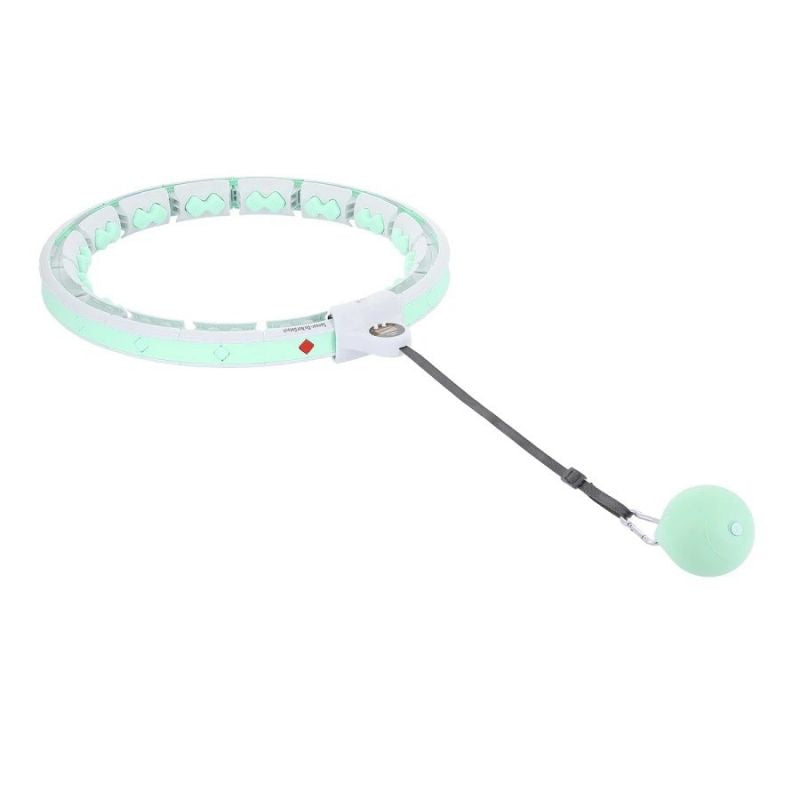 HMS Hula hoop HHW06 with studs, weight and counter green zöld edzéssegítő 17-44-560