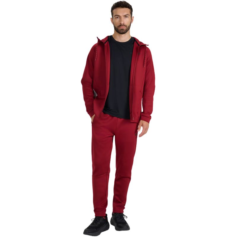 4f Men's trousers FNK M0936 dark red 4FWAW25TFTRM0936 61S Ruházat