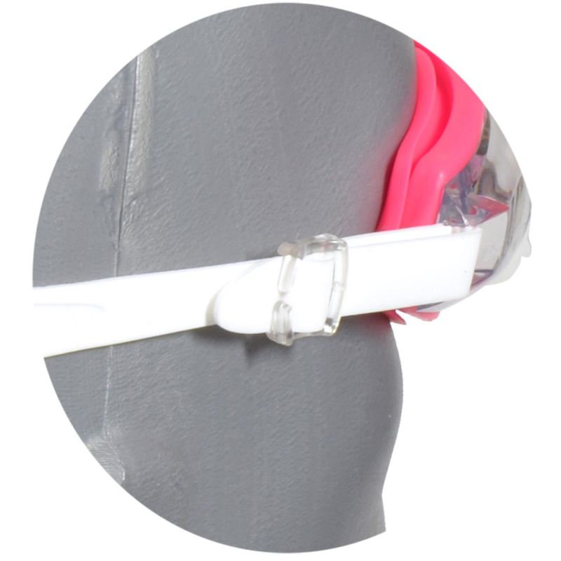Enero Pink Swimming Goggles With Plugs rózsaszín goggles, training equipment