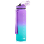 Meteor Bottle 1000 ml purple/blue uniw water bottles, training equipment