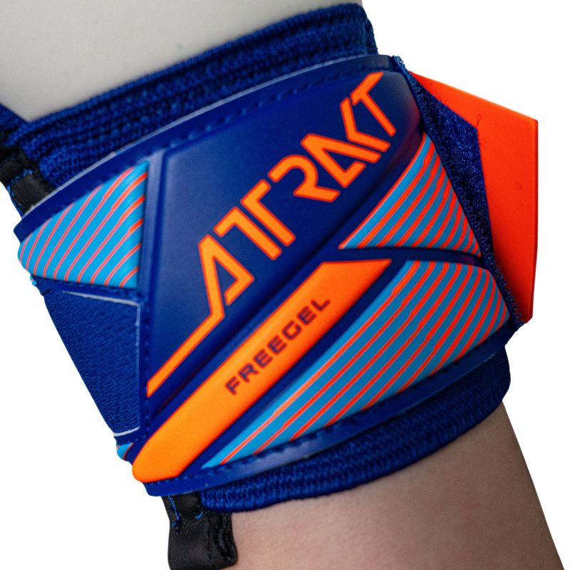 Reusch Attrakt Freegel Advance Goalkeeper Gloves Blue- 5670235 narancssárga kapuskesztyű