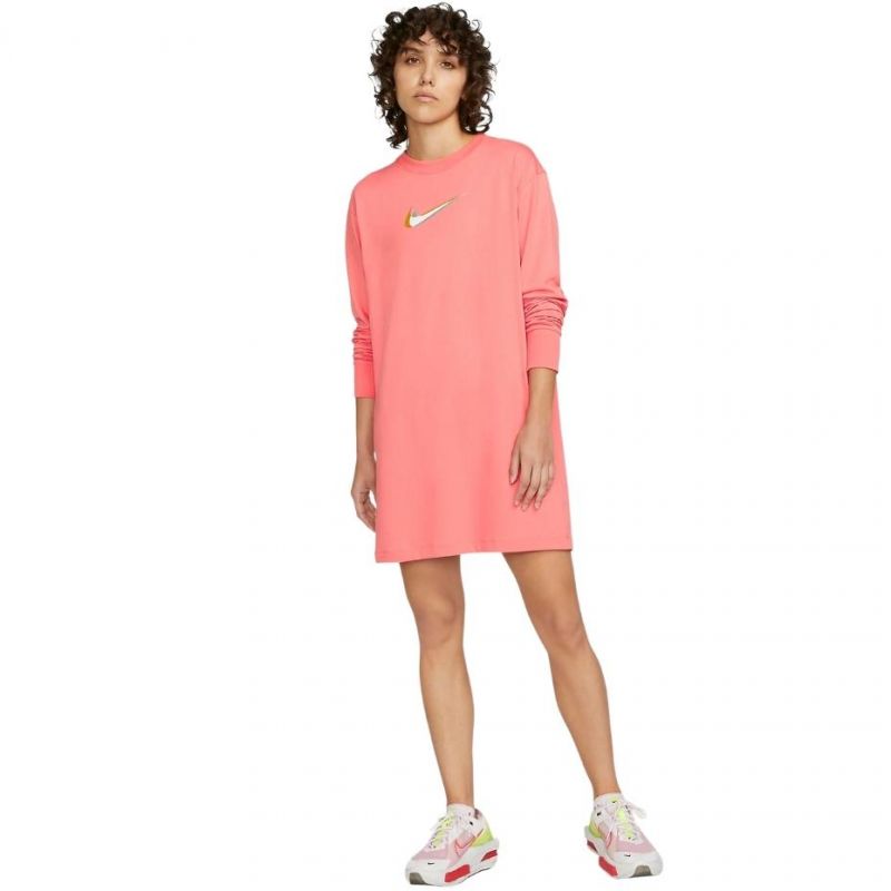 Nike Nsw LS Dress Prnt W DO2580 603 Ruházat