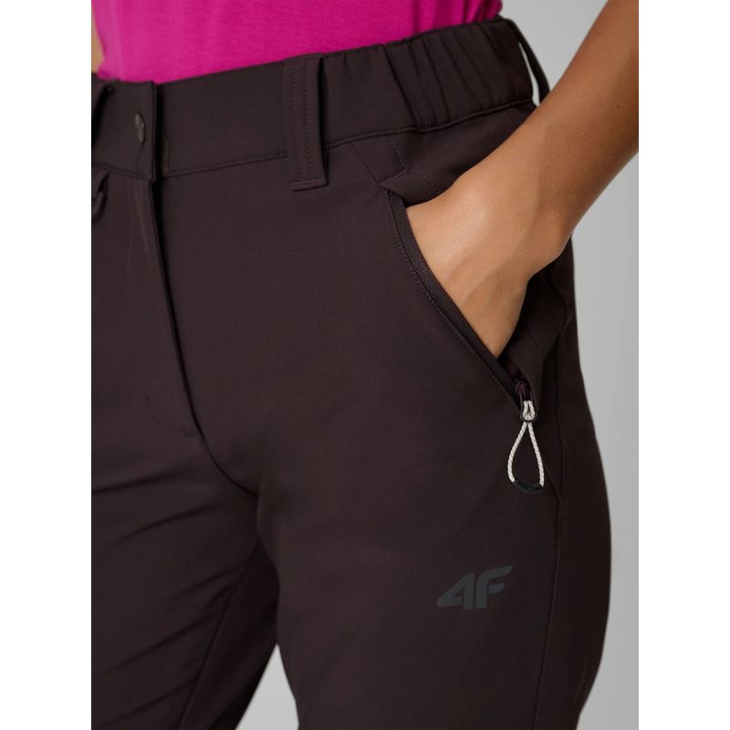4F Women's trekking trousers softshell windproof membrane 10000 női nadrág 4FRAW26TFTRF1608-80S