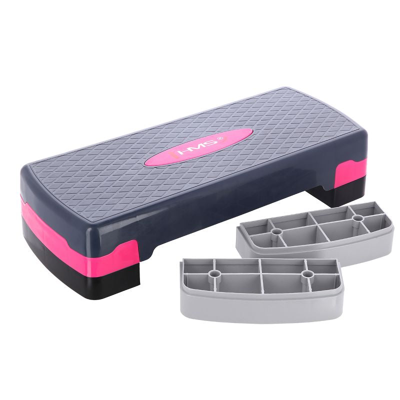 HMS aerobics step model AS002 in pink/ szürke póló 17-44-006