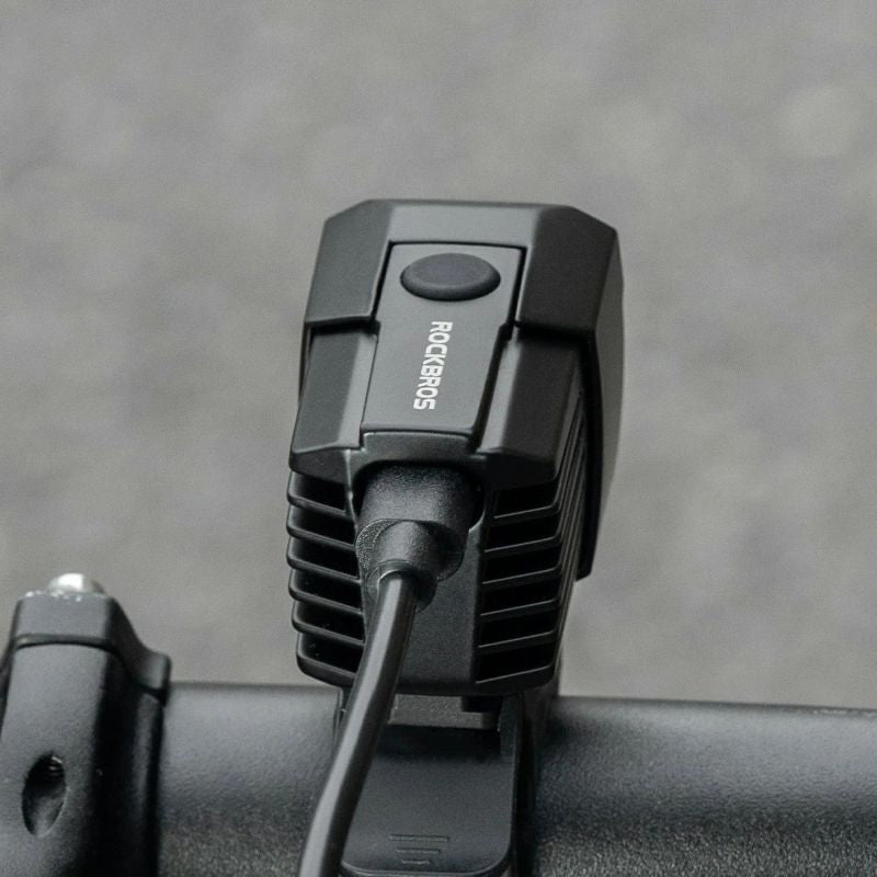 Rockbros Front Bike Light with External Power Supply USB-C - fekete kiegészítő 304004-211800
