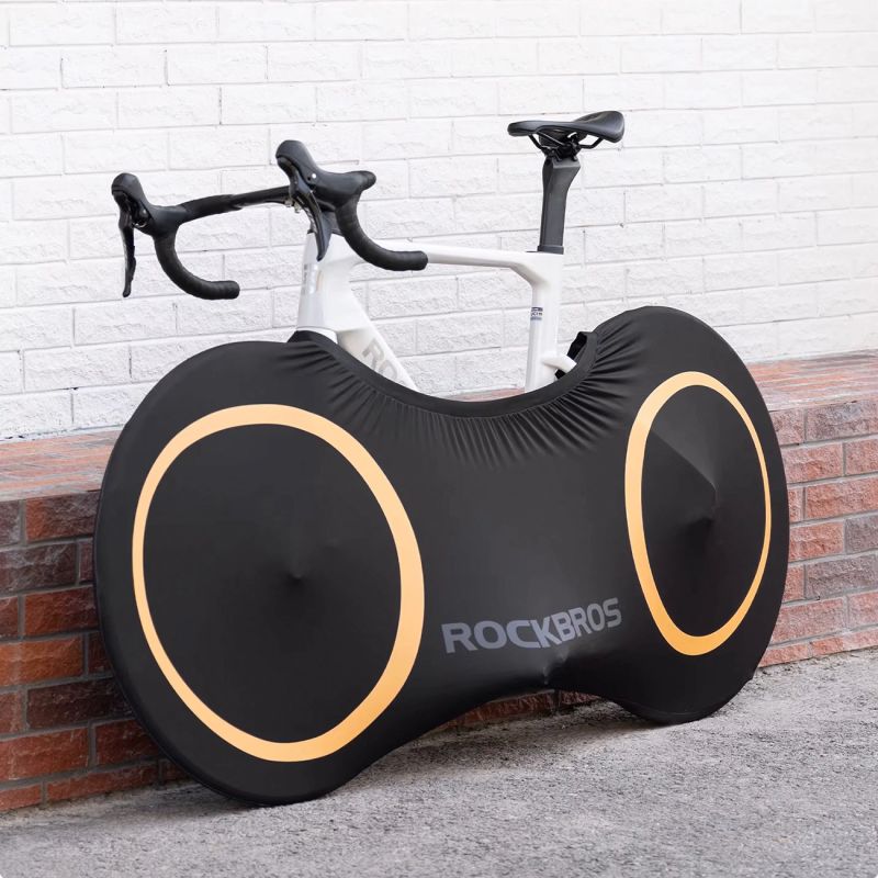 Rockbros D95 Elastic Cover Compatible with 26-29 Inch Gravel, Mountain, City, Road Bikes 700C (71×152 cm) - Black fekete covers
