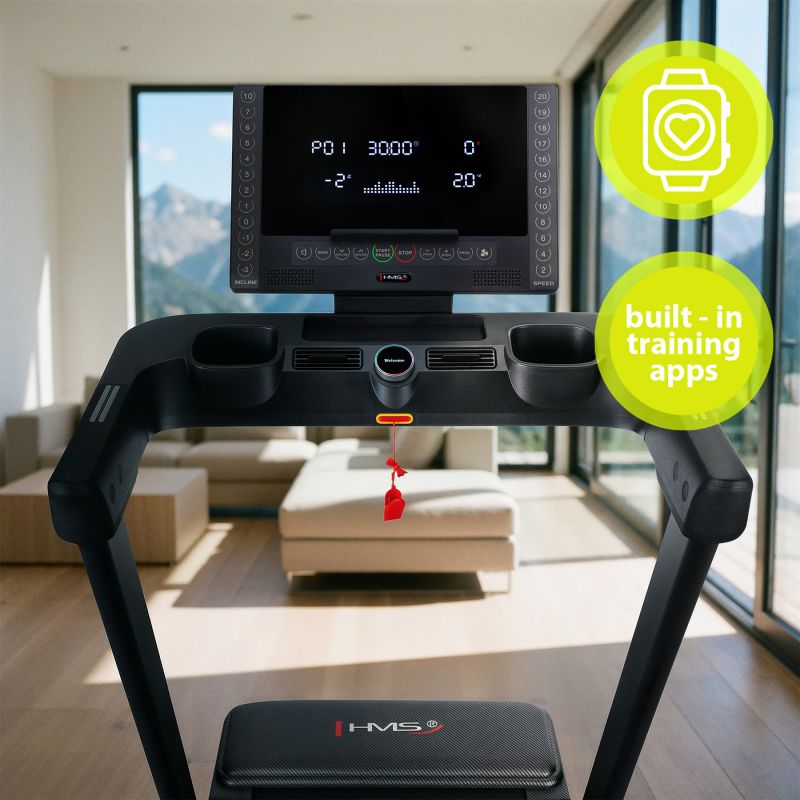 HMS Home Treadmill With Bi-Directional Incline Adjustment póló 17-19-071